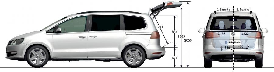  Volkswagen Sharan 2010 года  (фото 14 из 71)